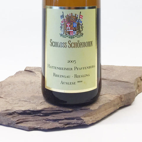 2002 SCHLOSS SCHÖNBORN Hattenheim Pfaffenberg, Riesling Auslese *** 375 ml
